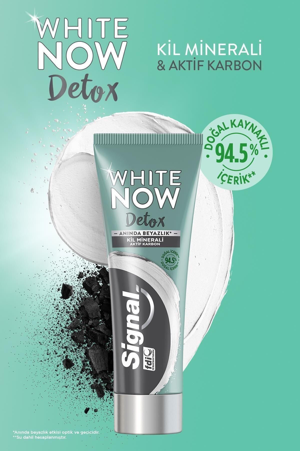 SİGNAL WHİTE NOW DETOX CHARCOAL AKTİF KÖMÜR DİŞ MA-