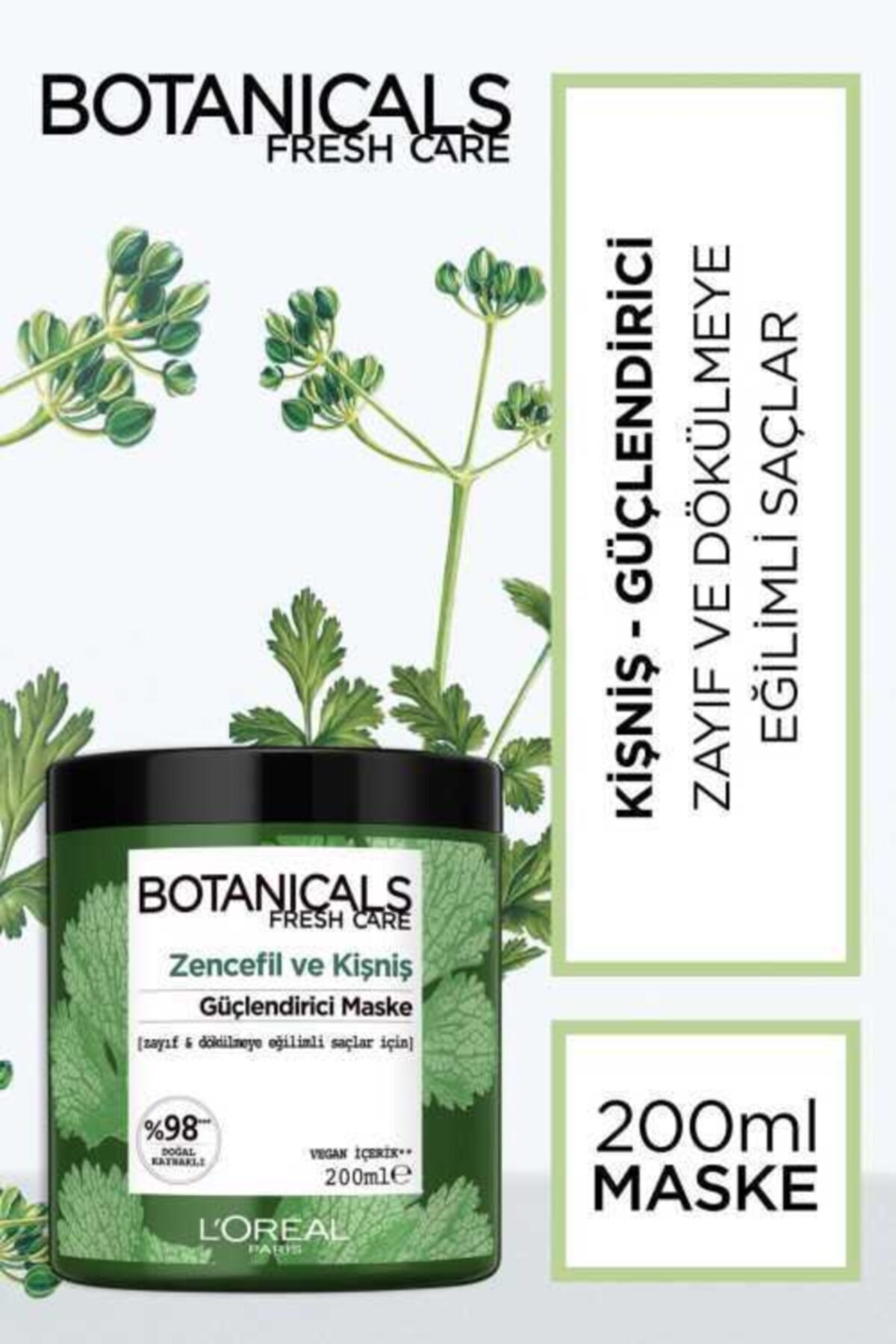 LOREAL KİŞNİŞ GÜÇ KAYNAĞI MASKE 200 ML 36005233711-