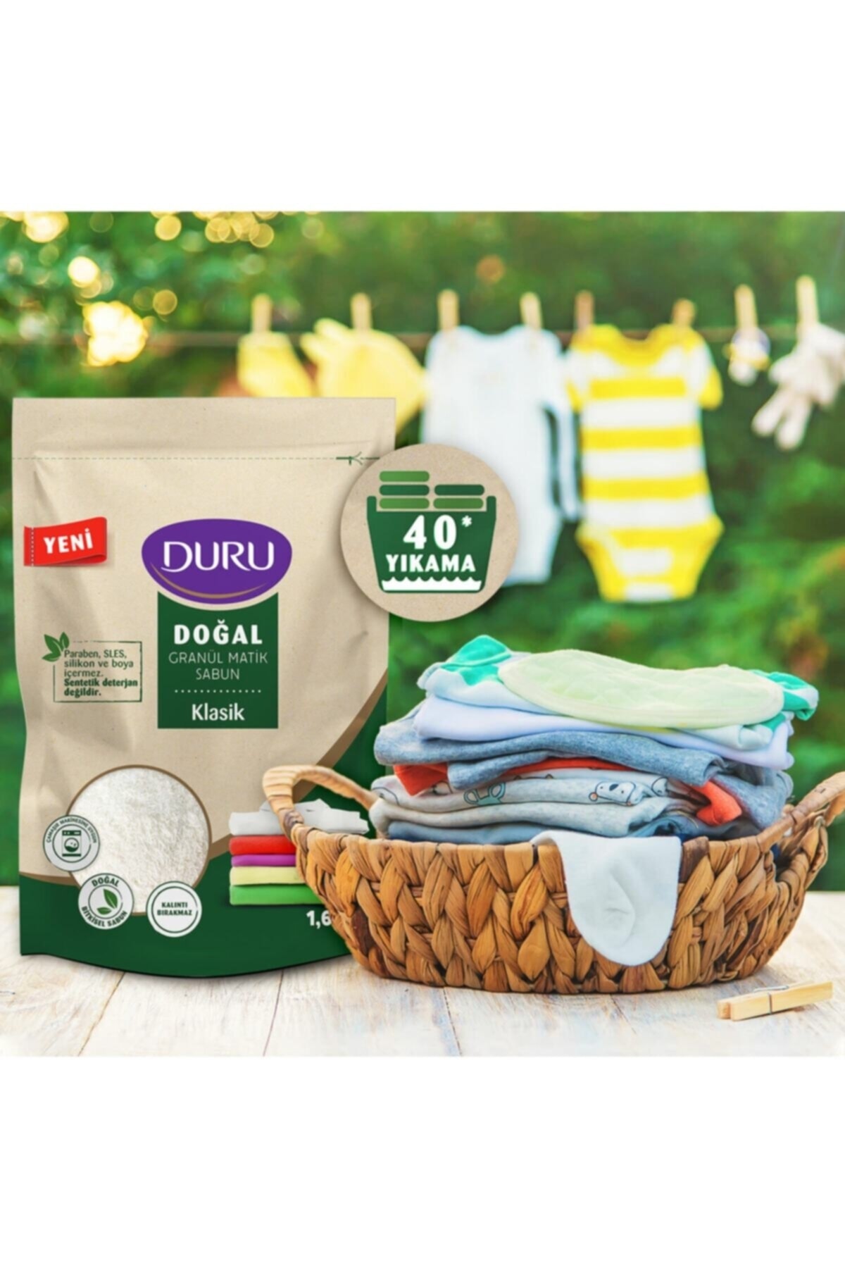 DURU GRANÜL SABUN 1,6 KG KLASİK-