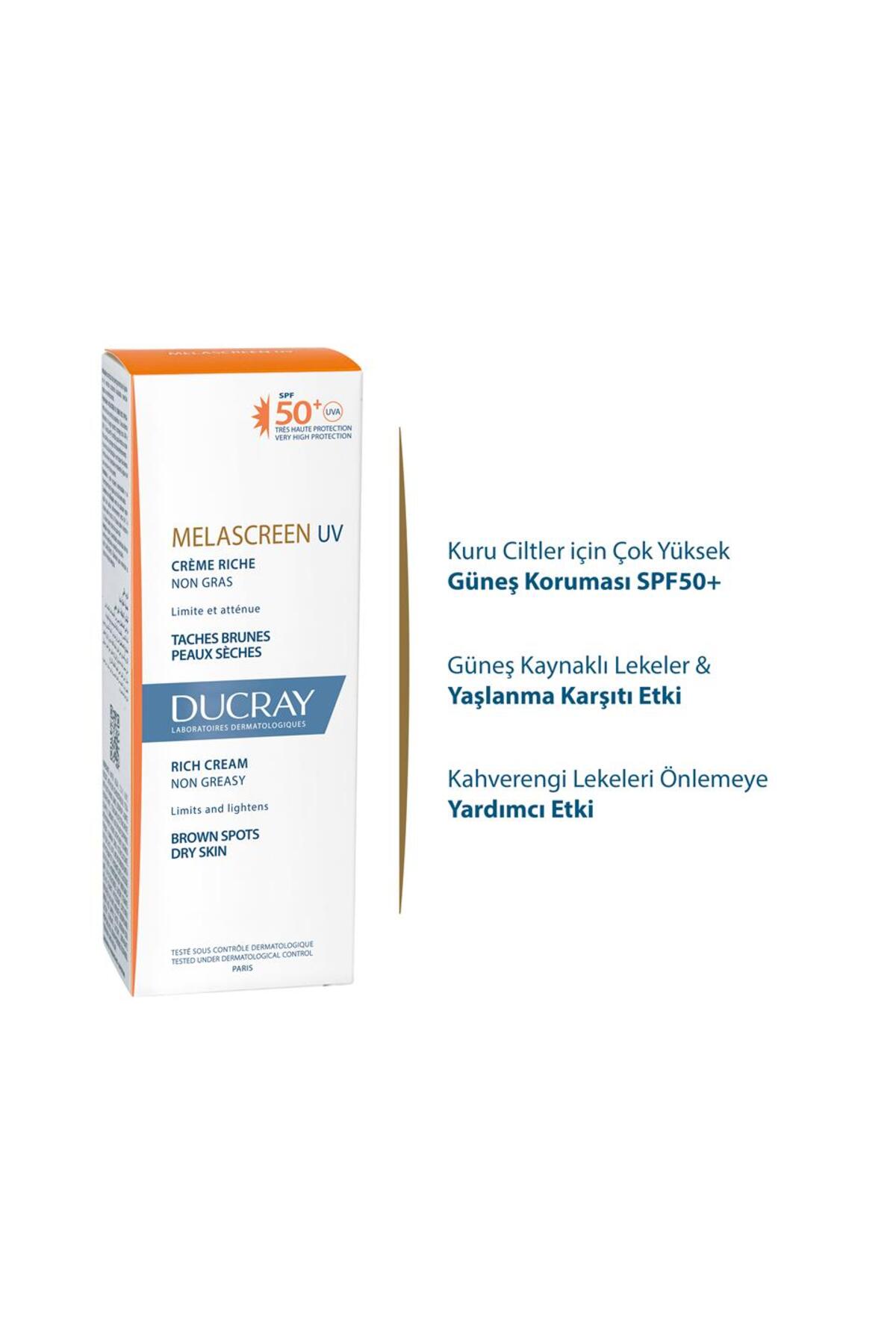 DUCRAY MELASCREEN UV RİCH CREME SPF50 40 ML-