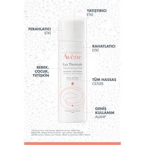 AVENE EAU THERMALE TERMAL SU 50ML 3  Lİ SET-