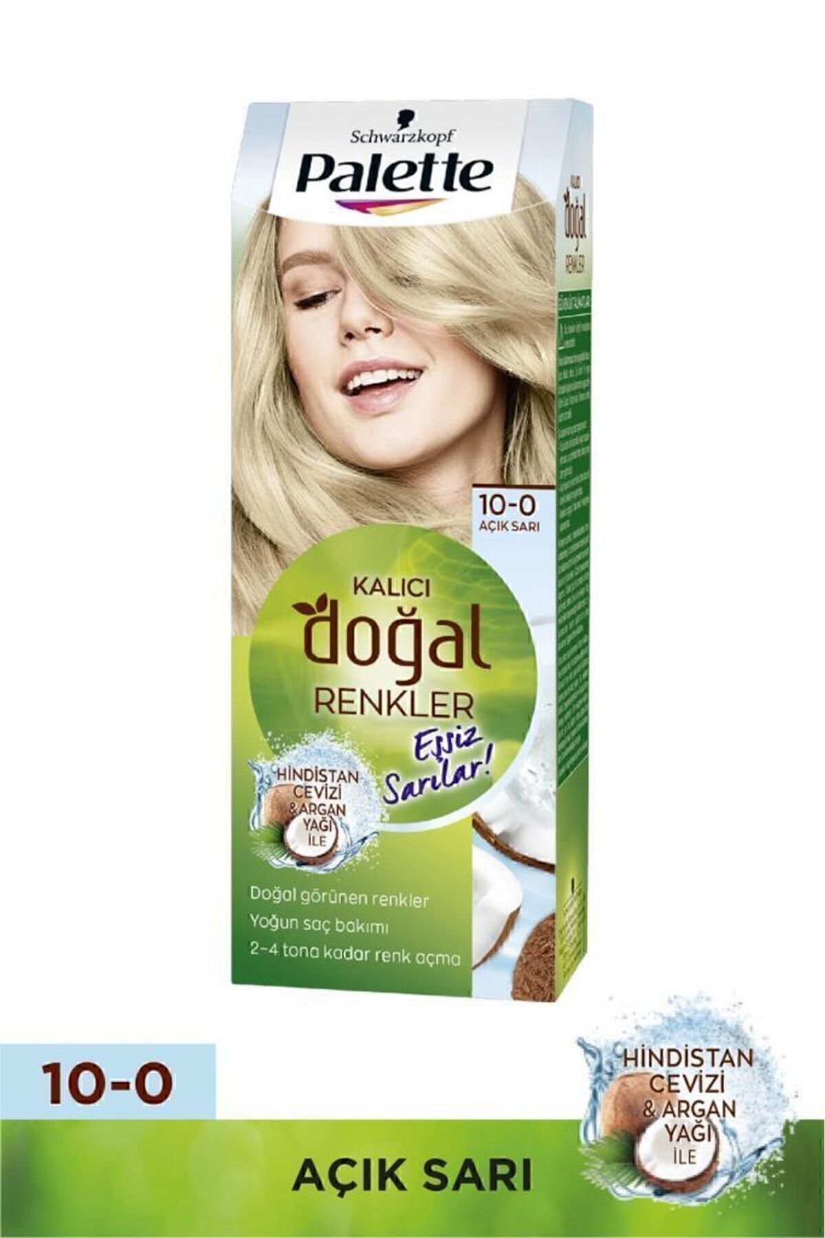 PALETTE KALICI DOĞAL RENKLER 10-0 AÇIK SARI-