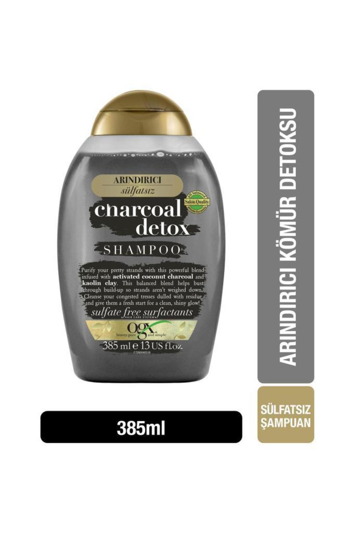 OGX  CHARCOAL DETOX SÜLFATSIZ ŞAMPUAN 385 ML-