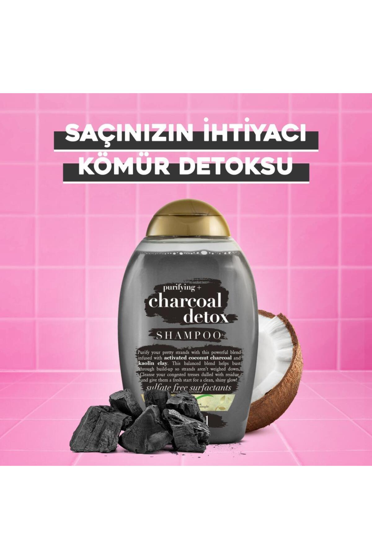 OGX  CHARCOAL DETOX SÜLFATSIZ ŞAMPUAN 385 ML-