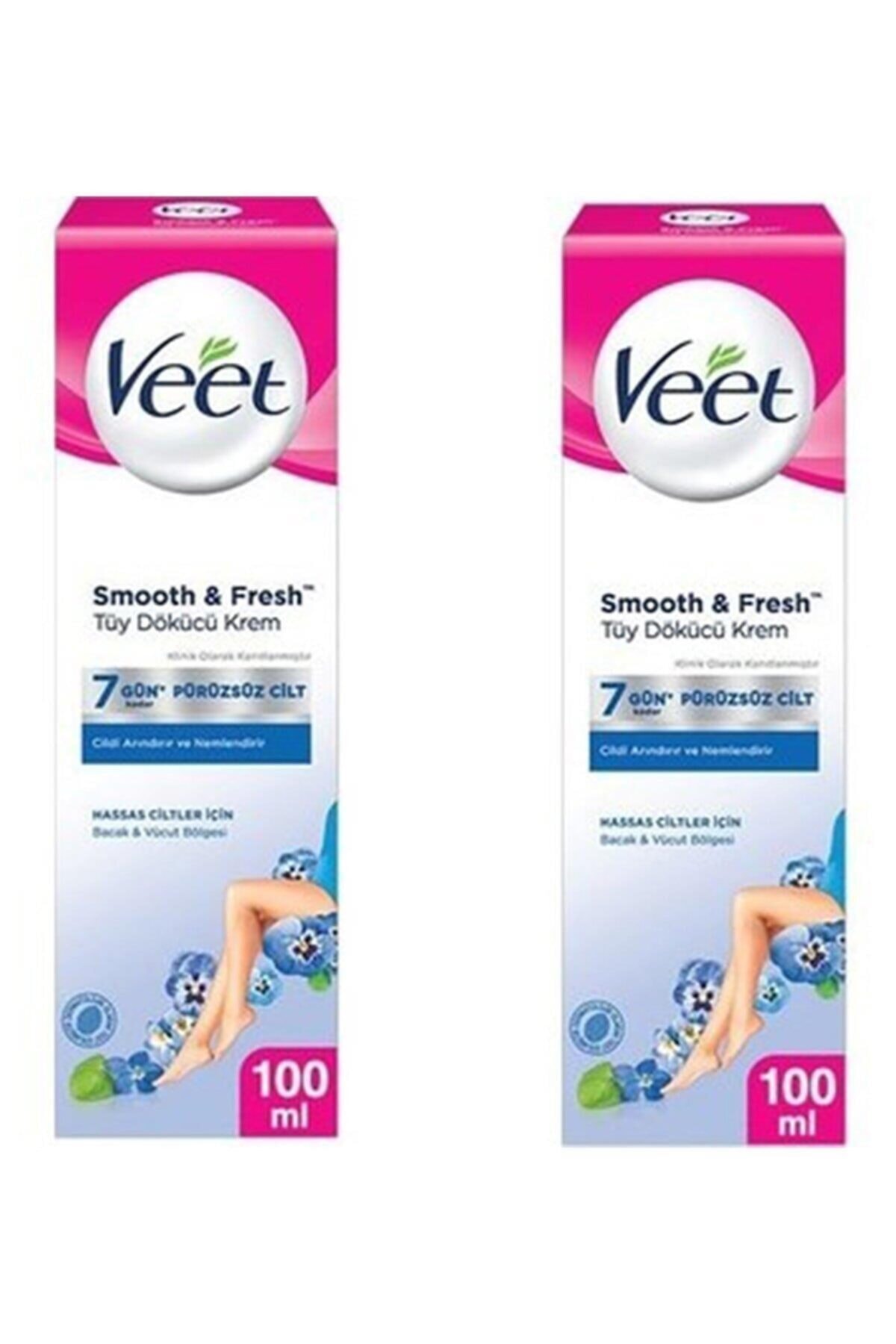 VEET TÜY DÖKÜCÜ KREM 100 ML HASSAS CİLTLER (2 Lİ)-