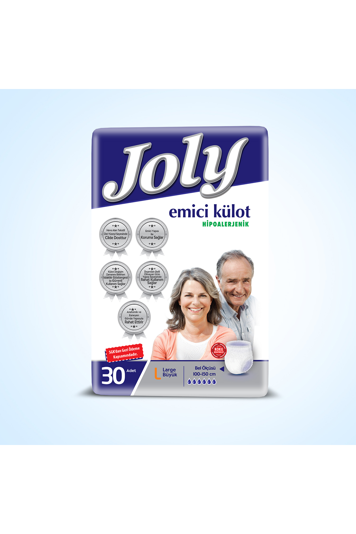 JOLY LARGE-BÜYÜK  30LU KÜLOT BEZ-