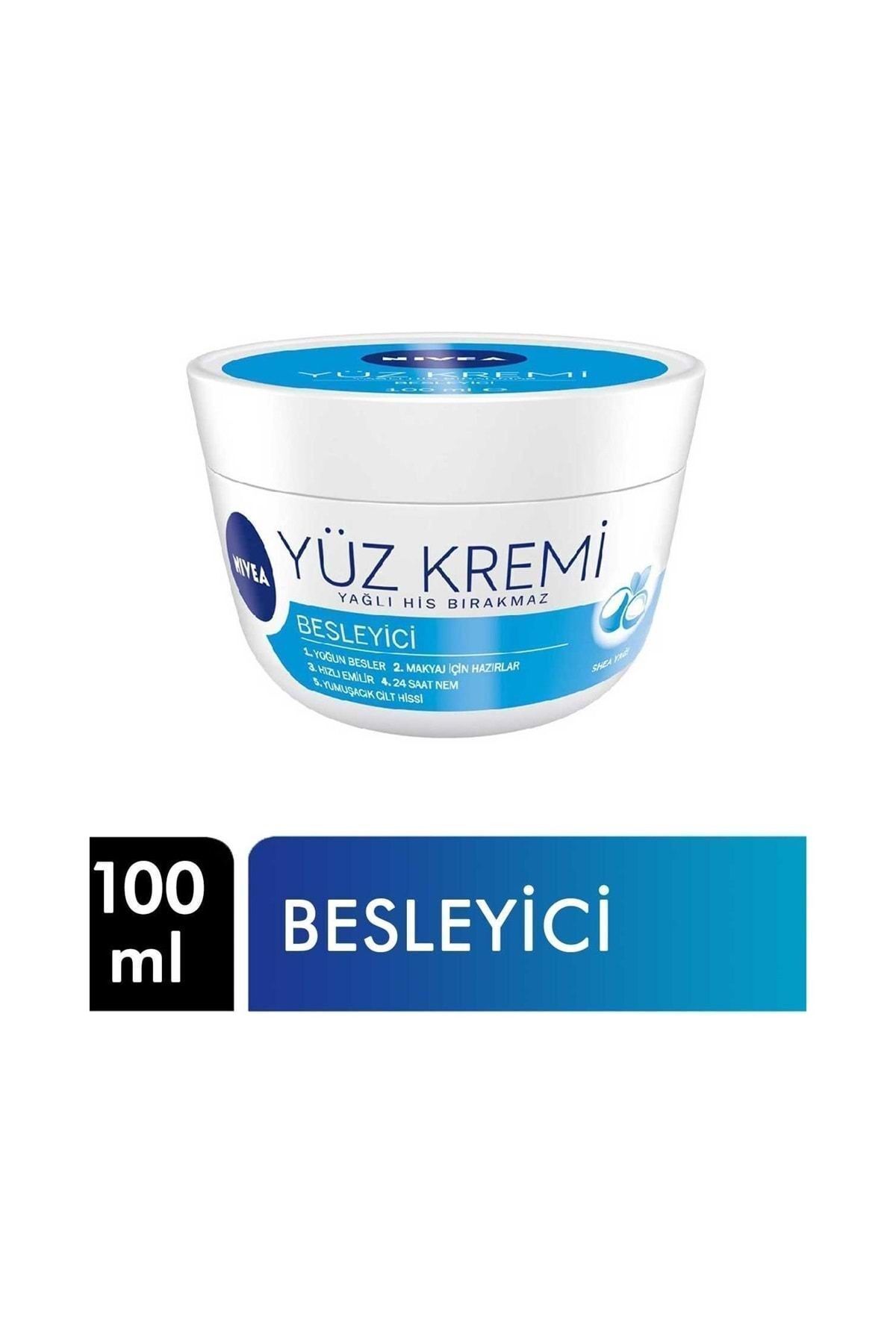 NİVEA BESLEYİCİ YÜZ KREMİ 100 ML-