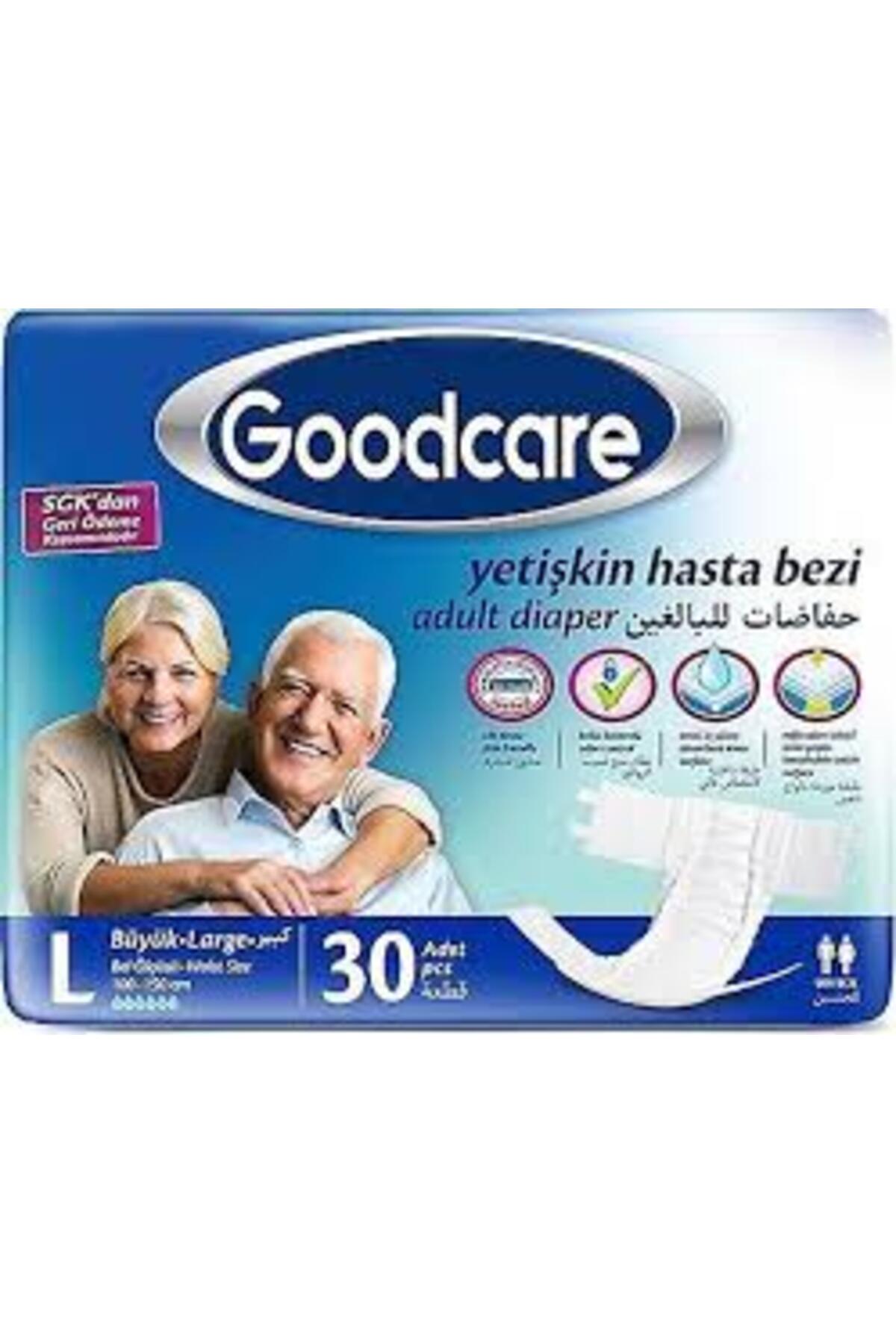 GOODCARE BELBANTLI HASTA BEZİ 30 ADET BÜYÜK LARGE-