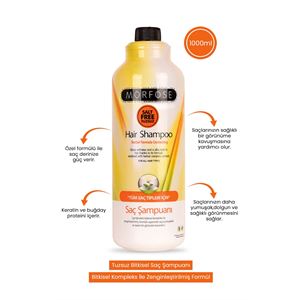 MORFOSE BİTKİSEL TUZSUZ ŞAMPUAN 1000 ML-