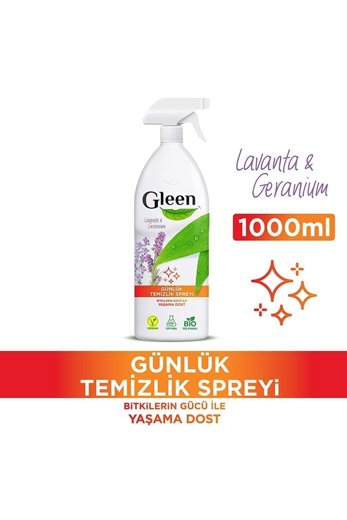 GLEEN LAVANTA-GERANİUM SPREY YÜZY TEMZLYC 1 LT-