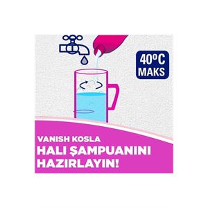 VANİSH KOSLA HALI ŞAMPUANI MAKİNEDE YIKAMA 2X850-