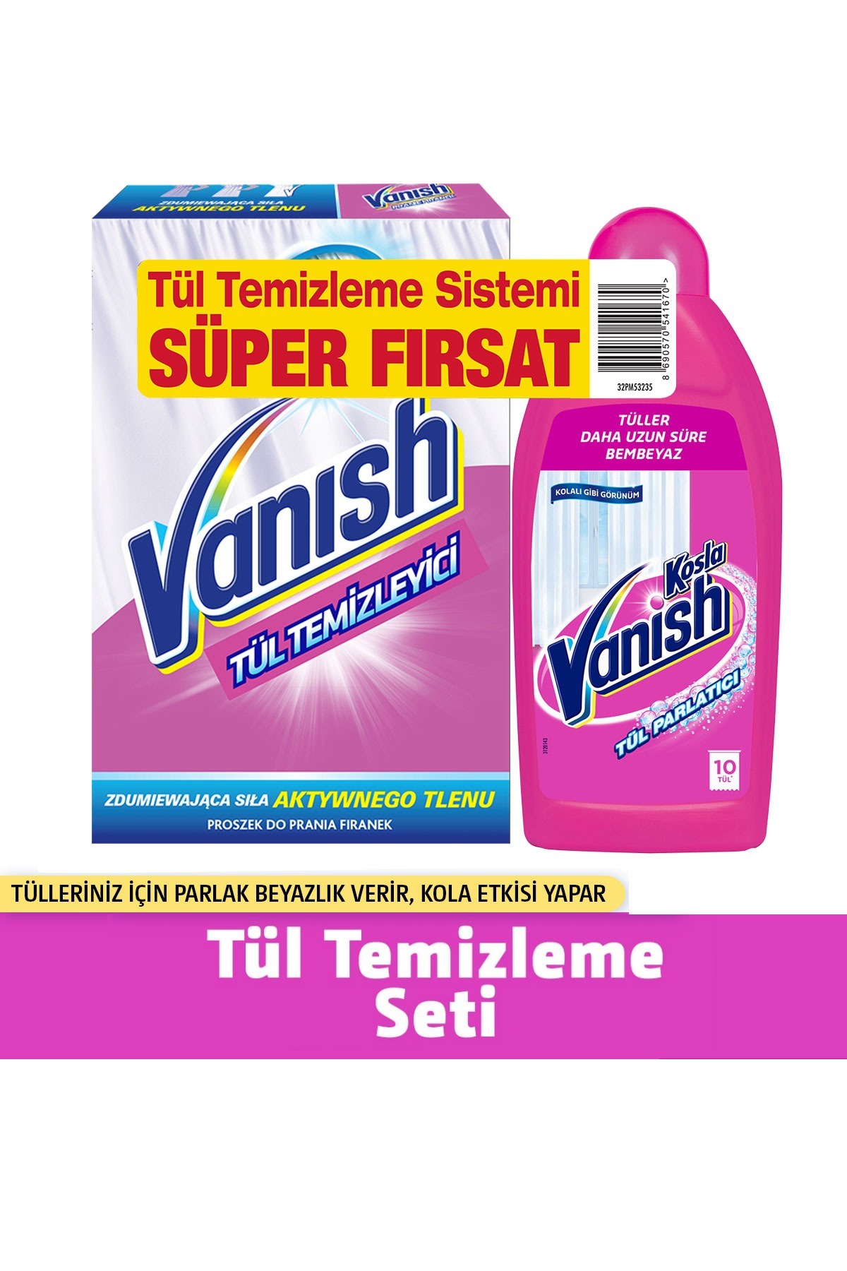 VANİSH KSLA GLD TÜL TMZLYC TOZ 450 GR+ PRLTC 450ML-