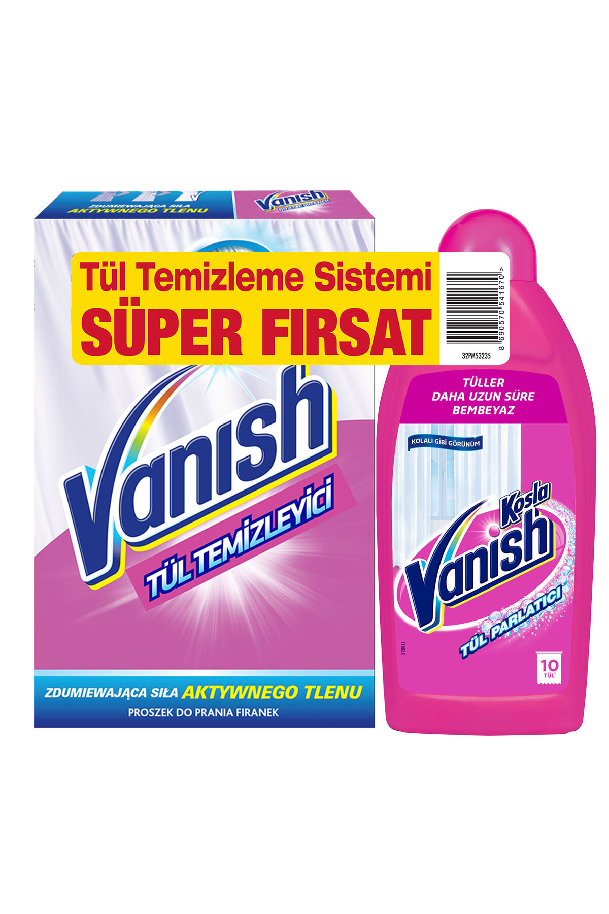 VANİSH KSLA GLD TÜL TMZLYC TOZ 450 GR+ PRLTC 450ML-