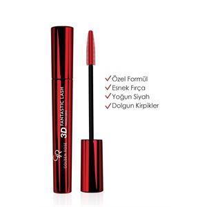 GOLDEN ROSE SİYAH MASKARA 3D FANTASTİC BLACK-