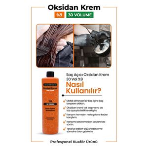 MORFOSE OKSİDAN KREM 30 VOLUME 1000 ML-