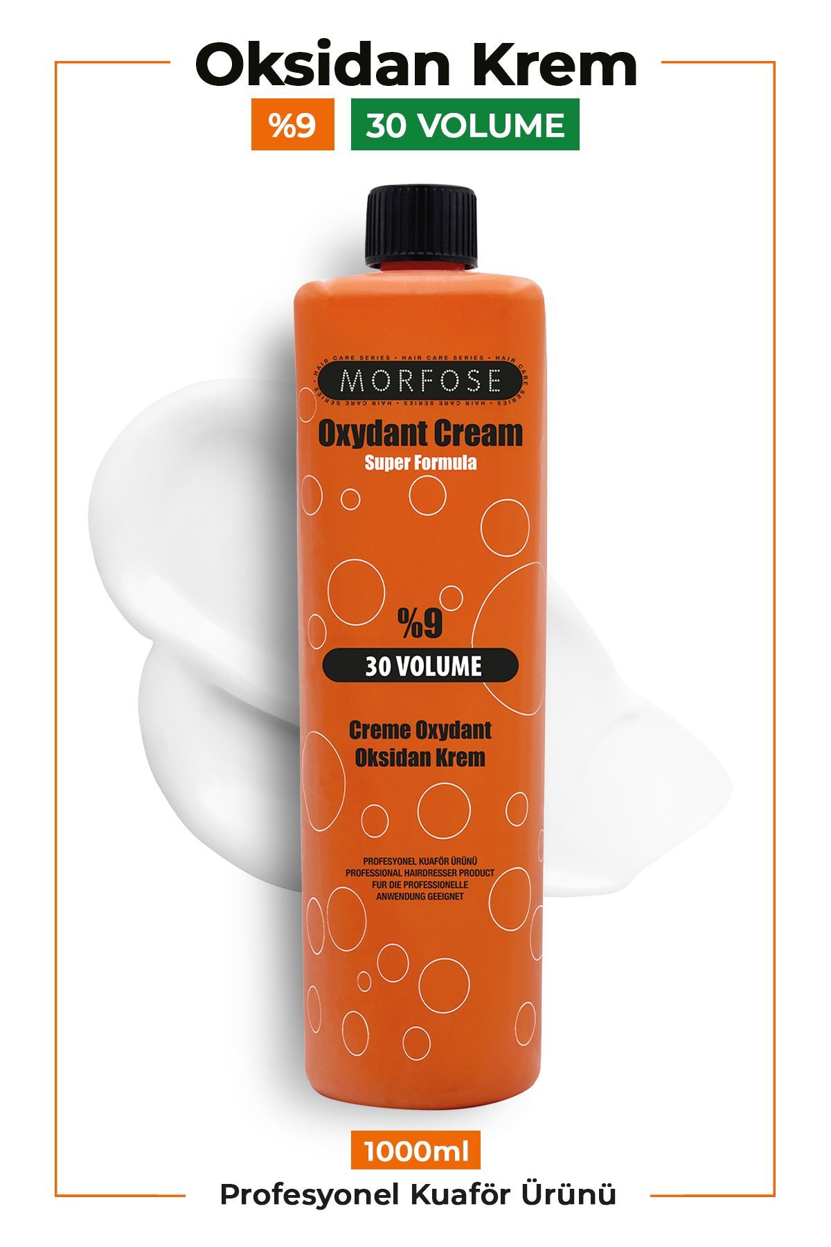 MORFOSE OKSİDAN KREM 30 VOLUME 1000 ML-
