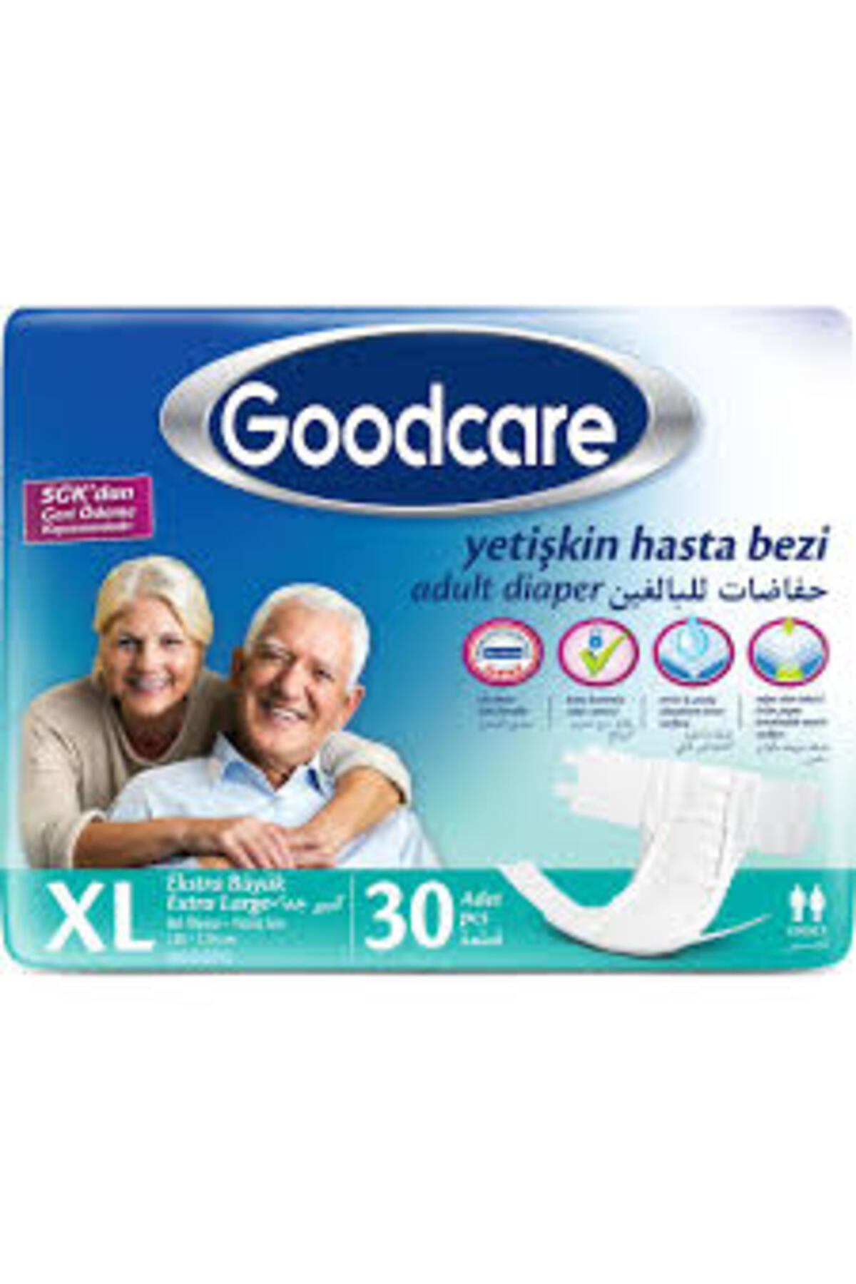 GOODCARE BEL BANTLI YETİŞKİN HASTA BEZİ XLARGE 30-