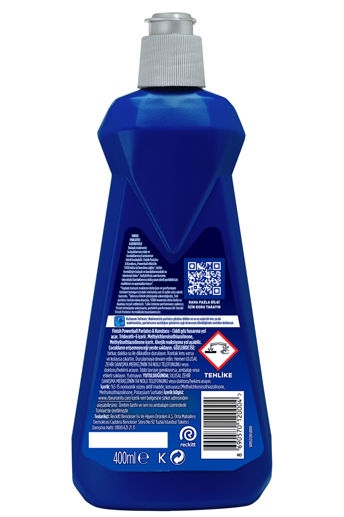 BULAŞIK MAKİNESİ PARLATICI 400 ML-