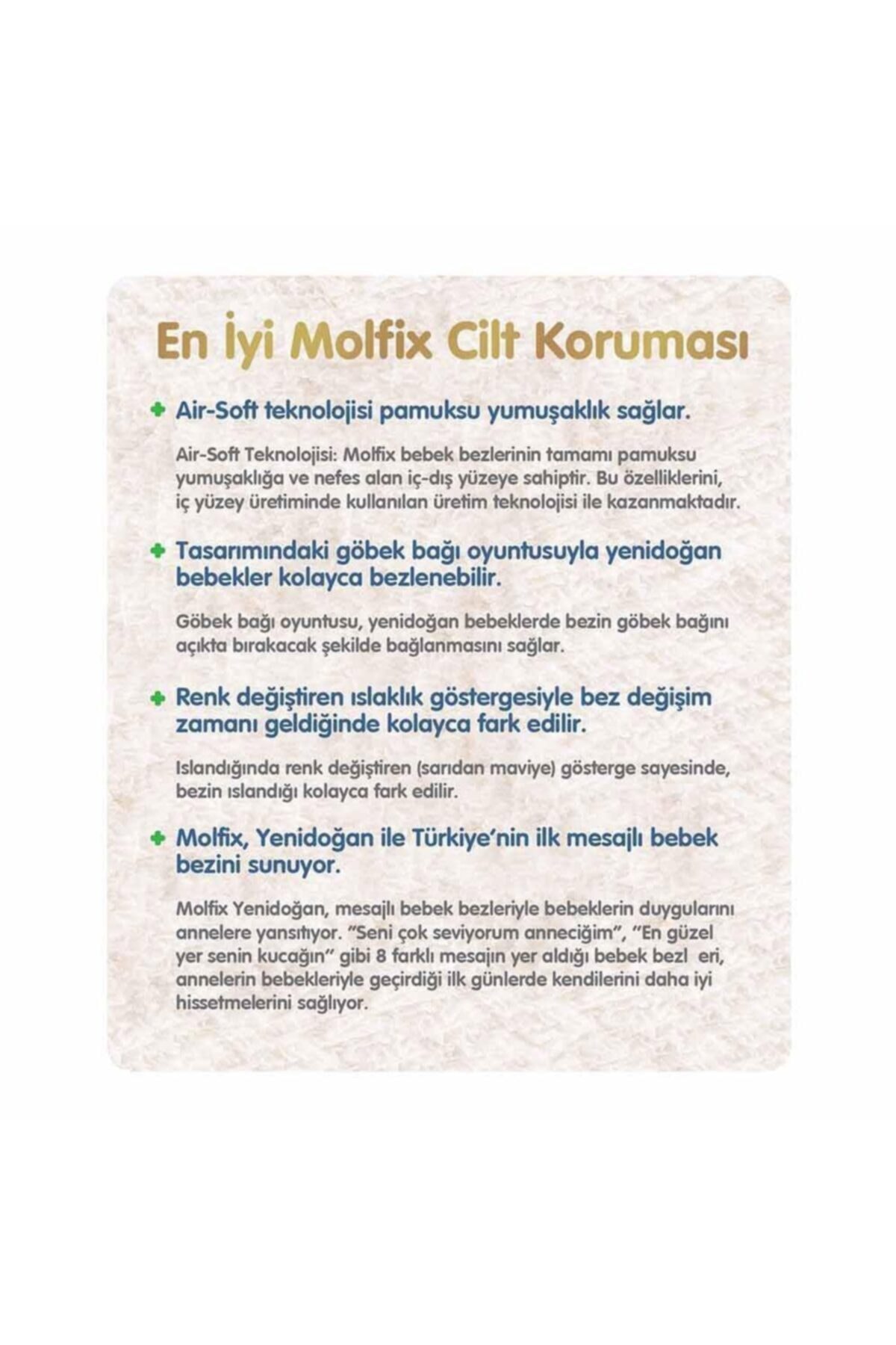 MOLFİX BEBEK BEZİ YENİDOĞAN FIRSAT PAKETİ 88 ADET-