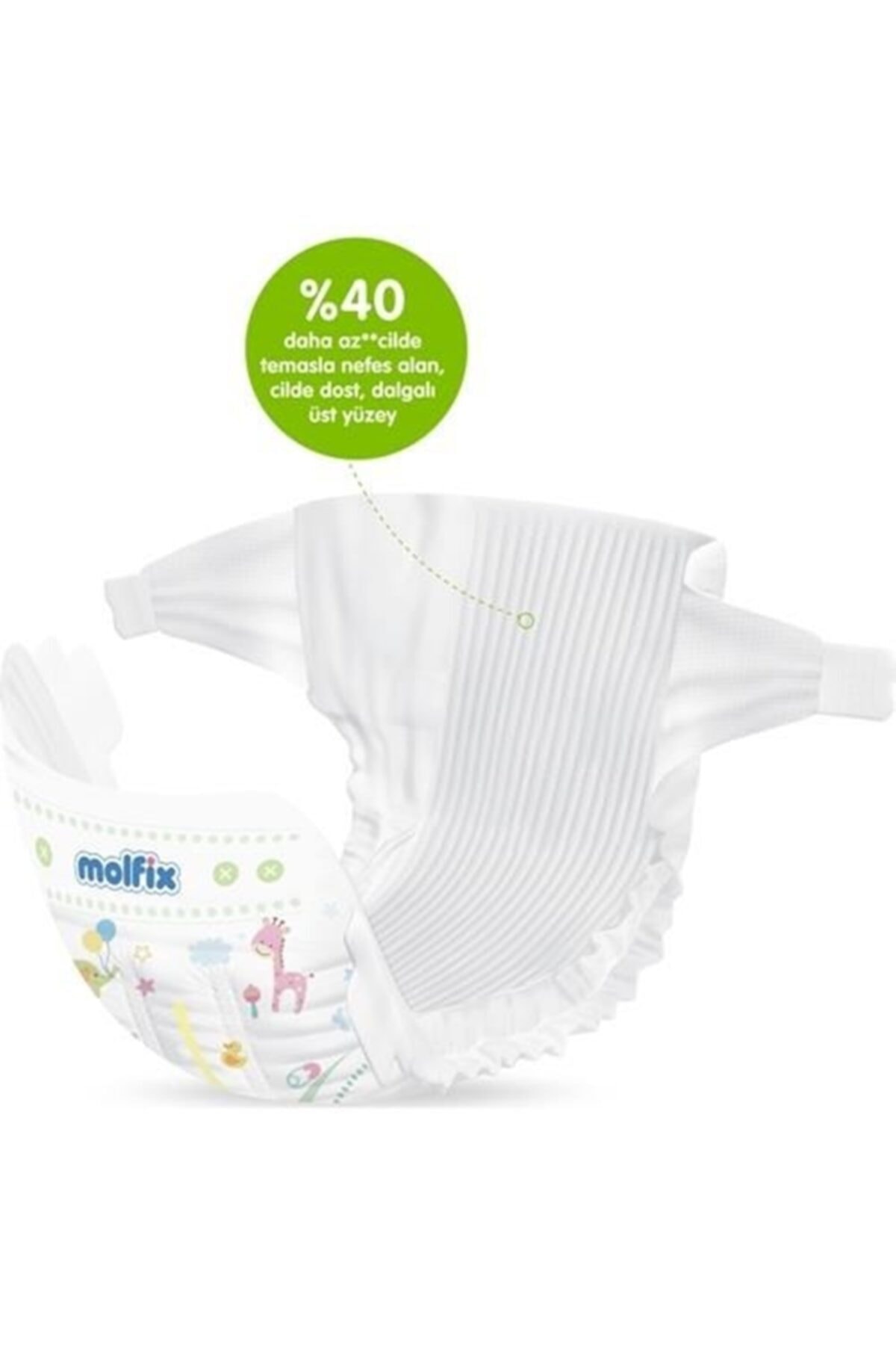 MOLFİX PURE&SOFT BEBEK BEZİ MİNİ NO:2 124 ADET-