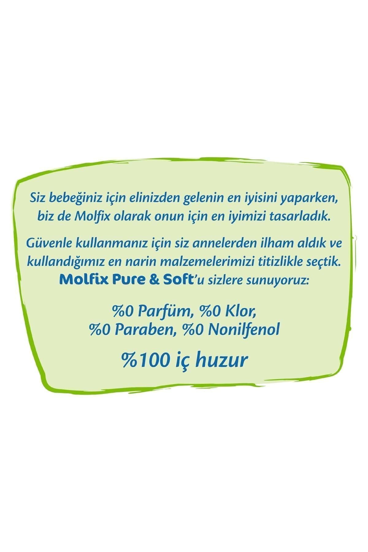 MOLFİX PURE & SOFT 2 BEDEN MİNİ 44 ADET BEBEK BEZİ-