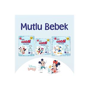 GOON BEBEK BEZİ MUTLU BEBEK JUMBO PAKET 3 BEDEN 36-