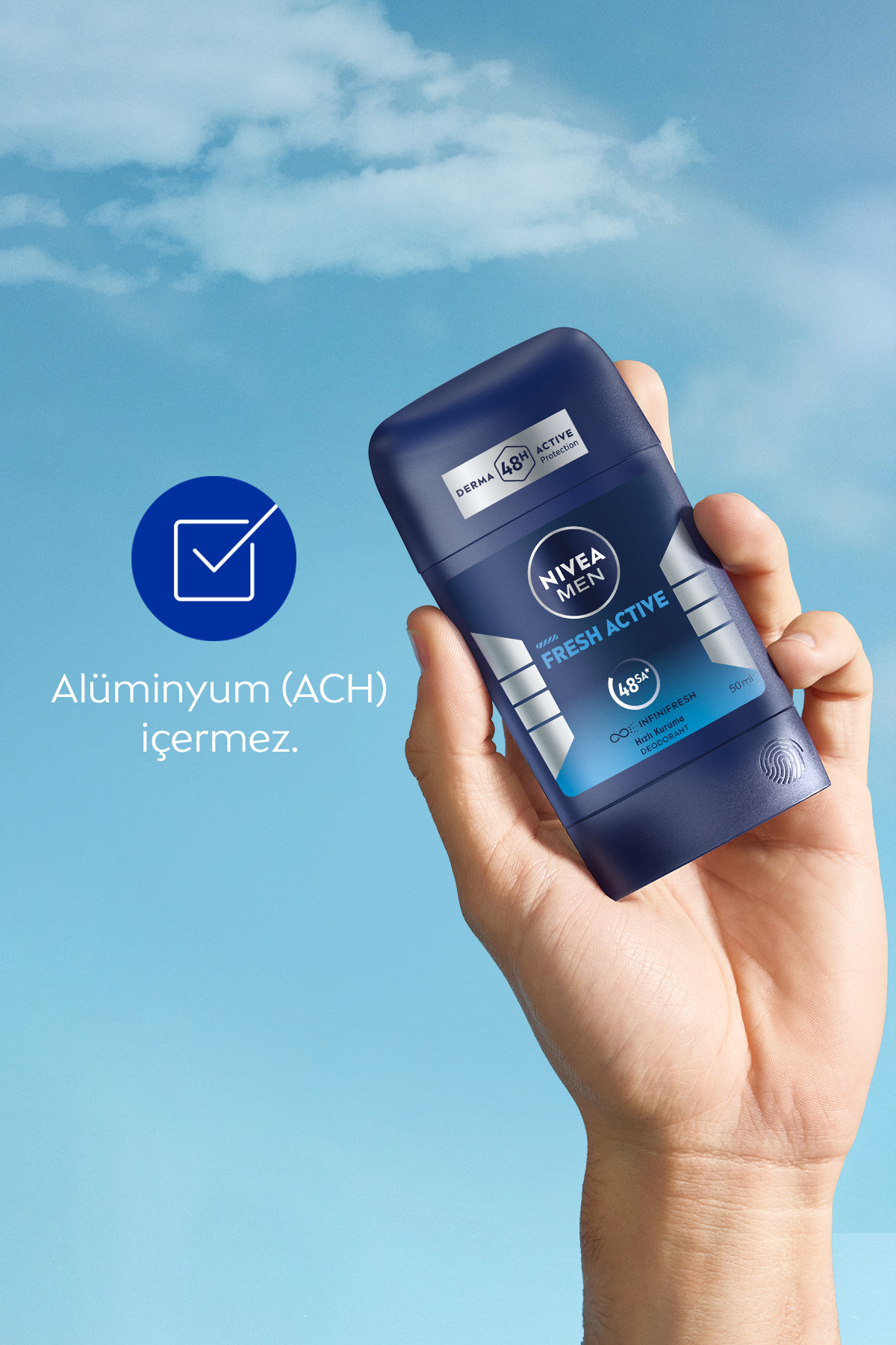 NIVEA MEN FRESH ACTIVE  ROLL-ON 50ML-