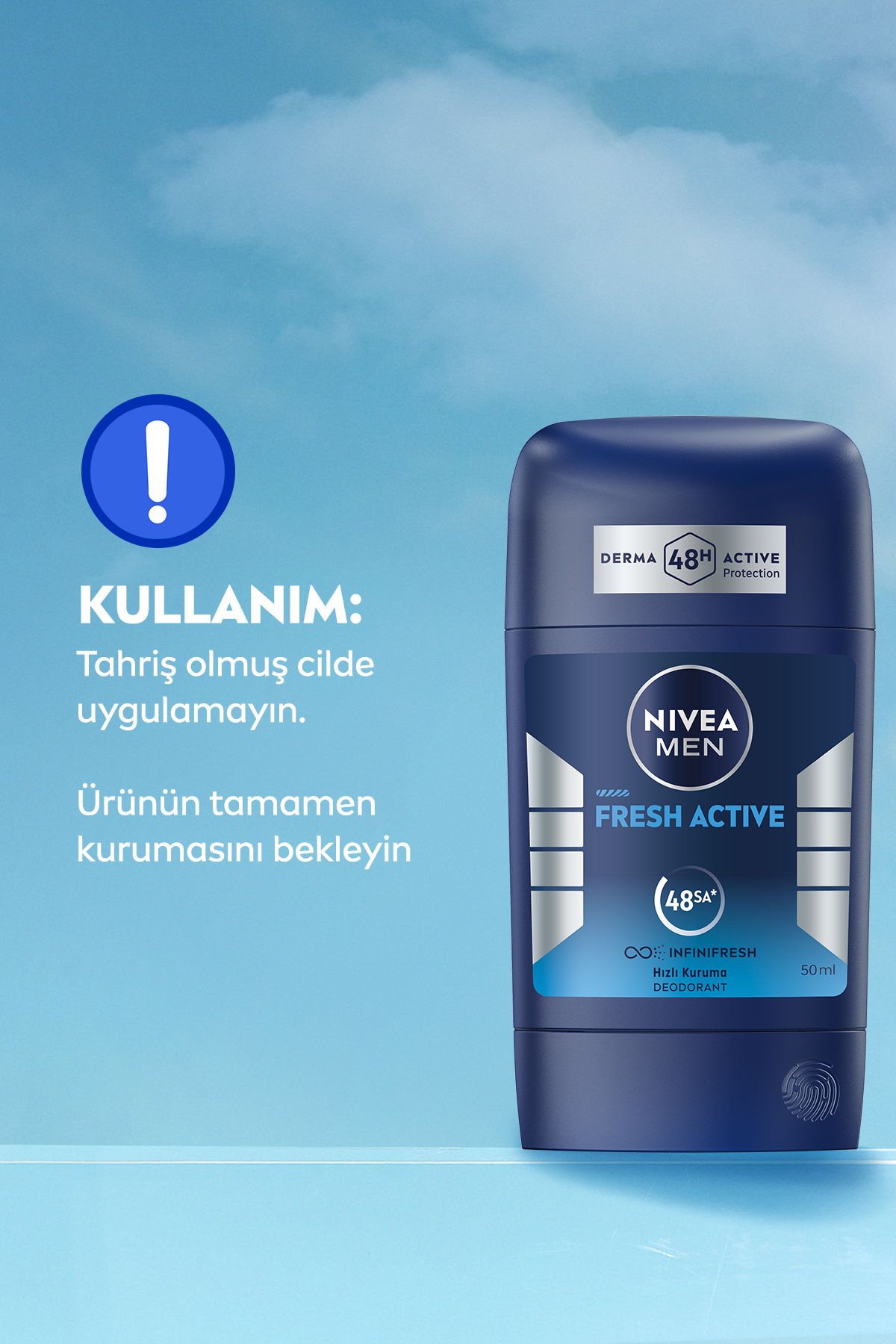 NIVEA MEN FRESH ACTIVE  ROLL-ON 50ML-