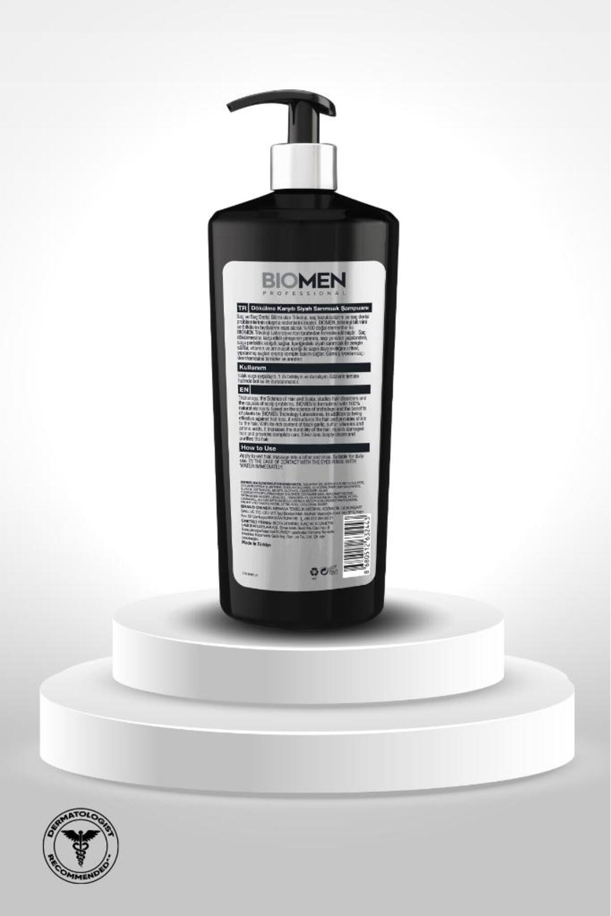 BİOMEN PROFESSİONAL SİYAH SARIMSAK&GÜMÜŞ ŞAMPUAN 1000ML-