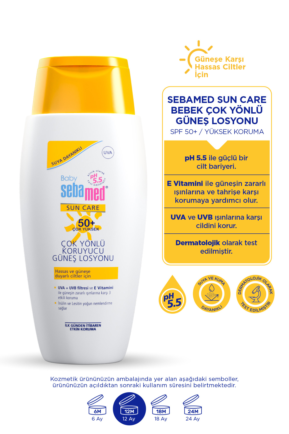 SEBAMED SUN BEBE 50+ GÜNEŞ LOSYONU 150 ML-