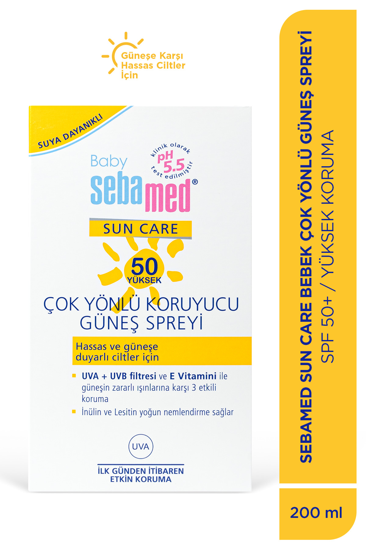 SEBAMED SUN 50 SPF BEBEK GÜNEŞ SPREYİ 200 ML-