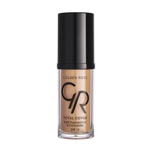 GOLDEN ROSE TOTAL COVER 2İN1 FOUNDATİON&CONCEALER-