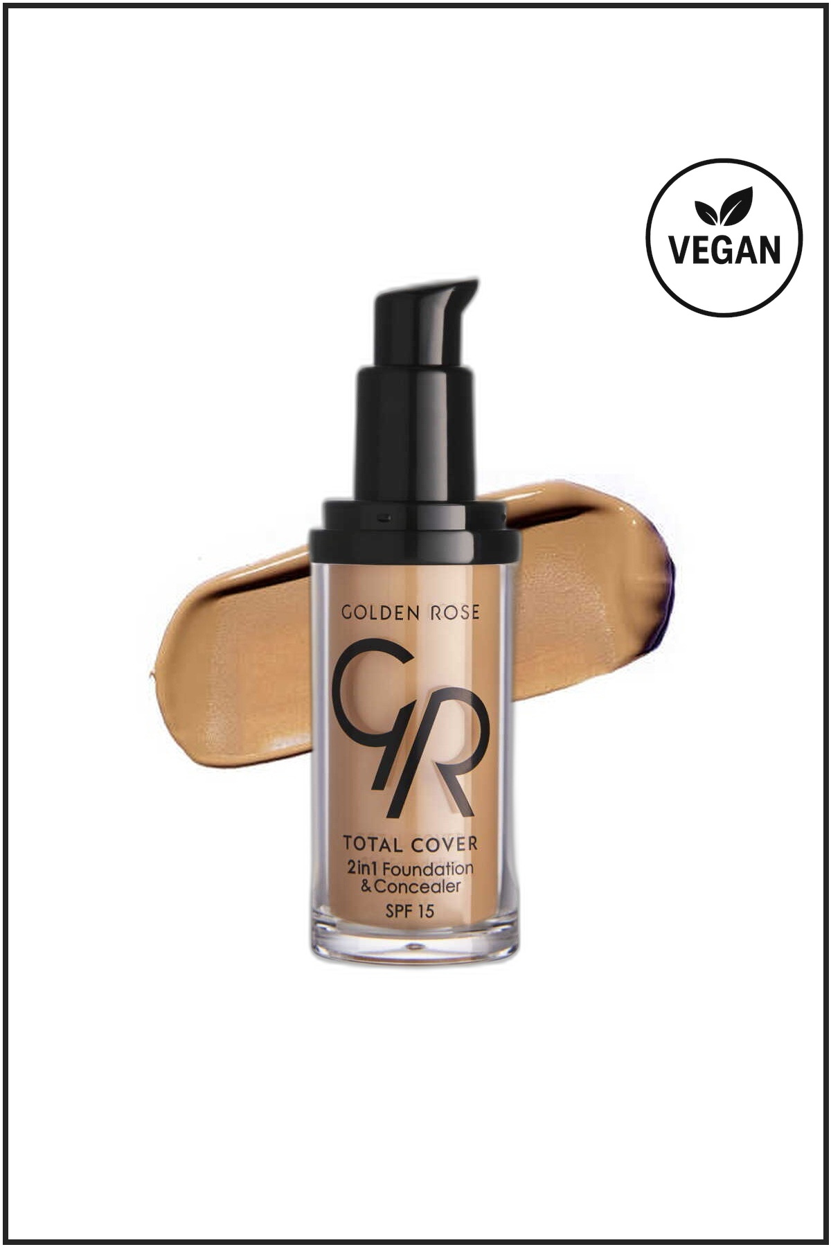 GOLDEN ROSE TOTAL COVER 2İN1 FOUNDATİON&CONCEALER-