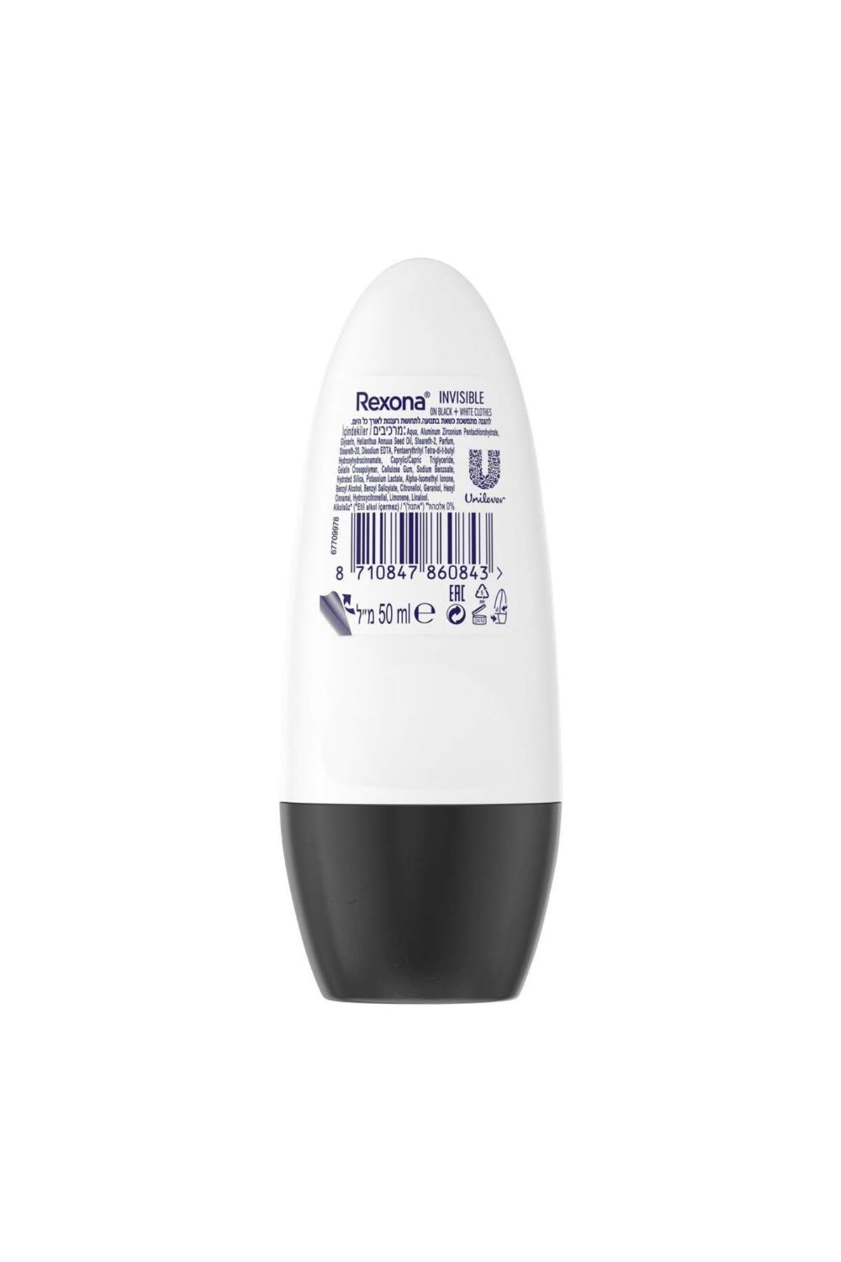 REXONA WOMEN ROLL-ON INVİSİBLE BLACK & WHİTE 50ML-