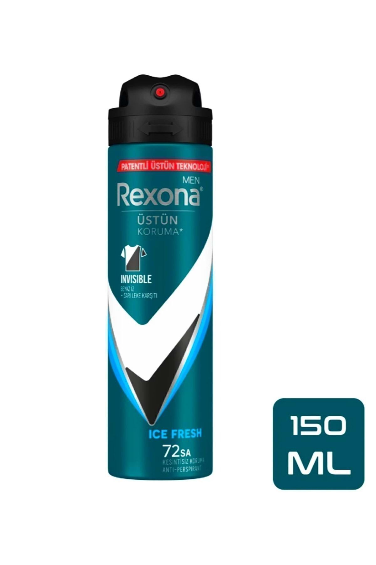 REXONA MEN IINVISIBLE ICE FRESH DEODORANT 150ML-