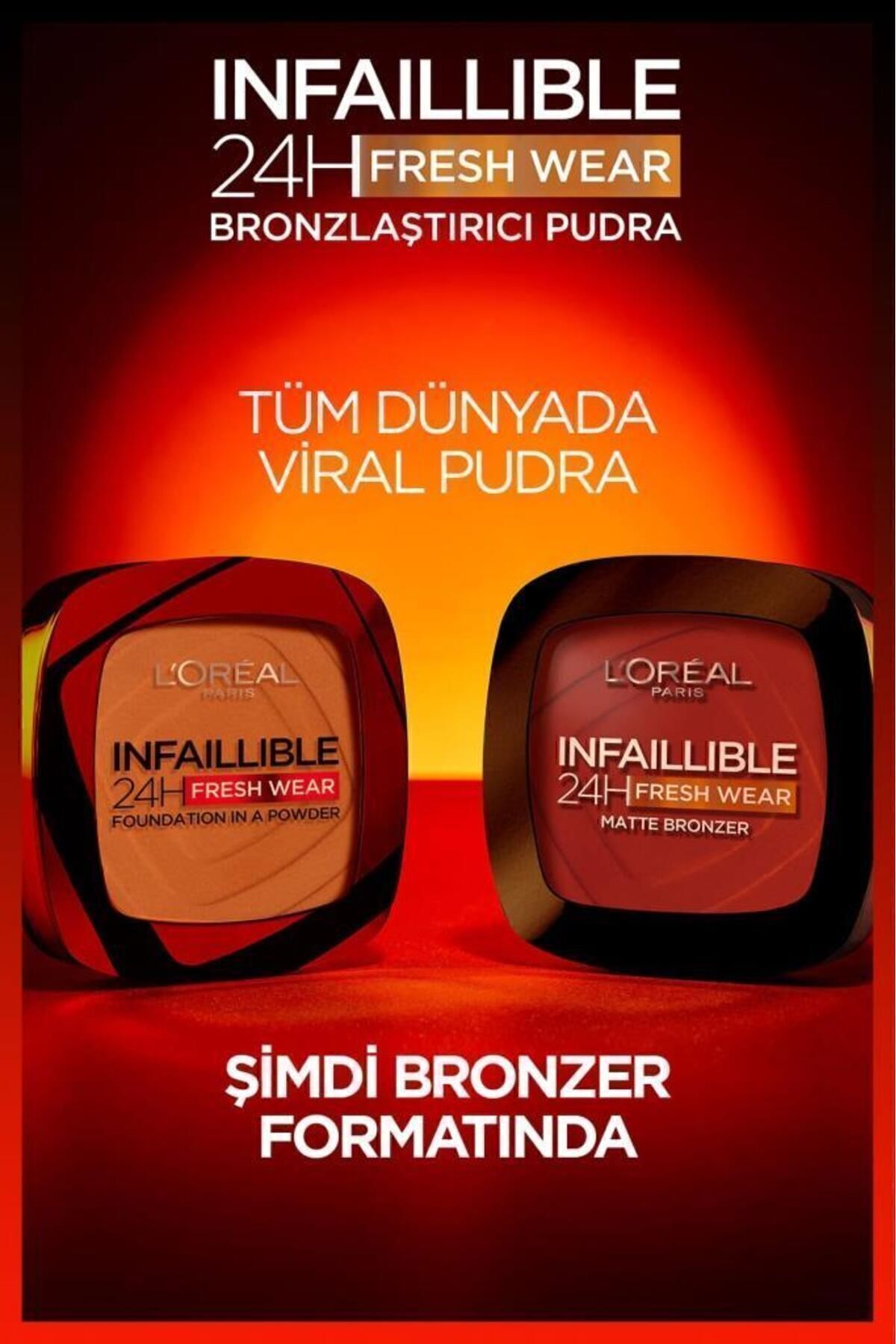 LOREAL PARİS INFAİLLİBLE 24H FRESH WEAR BRONZLAŞTIRICI PUDRA 300-