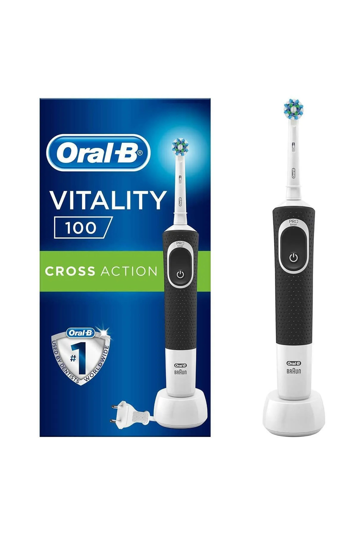ORAL-B D100 ŞARJ EDİLEBİLİR DİŞ FIRÇASI CROSS ACTİVE-