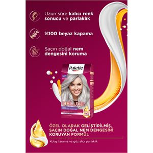 PALETTE DELUXE SAÇ BOYASI U71 ELMAS GRİSİ SAÇ BOYASI-