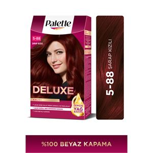 PALETTE DELUXE 5-889 ŞARAP KIZILI  SAÇ BOYASI-