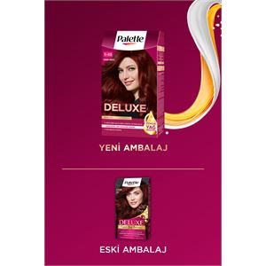 PALETTE DELUXE 5-889 ŞARAP KIZILI  SAÇ BOYASI-