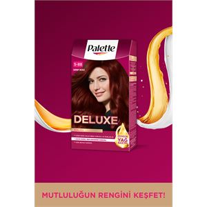 PALETTE DELUXE 5-889 ŞARAP KIZILI  SAÇ BOYASI-