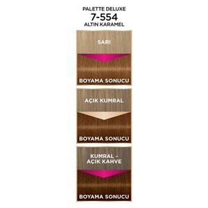 Palette Deluxe 7-554 Altın Karamel-