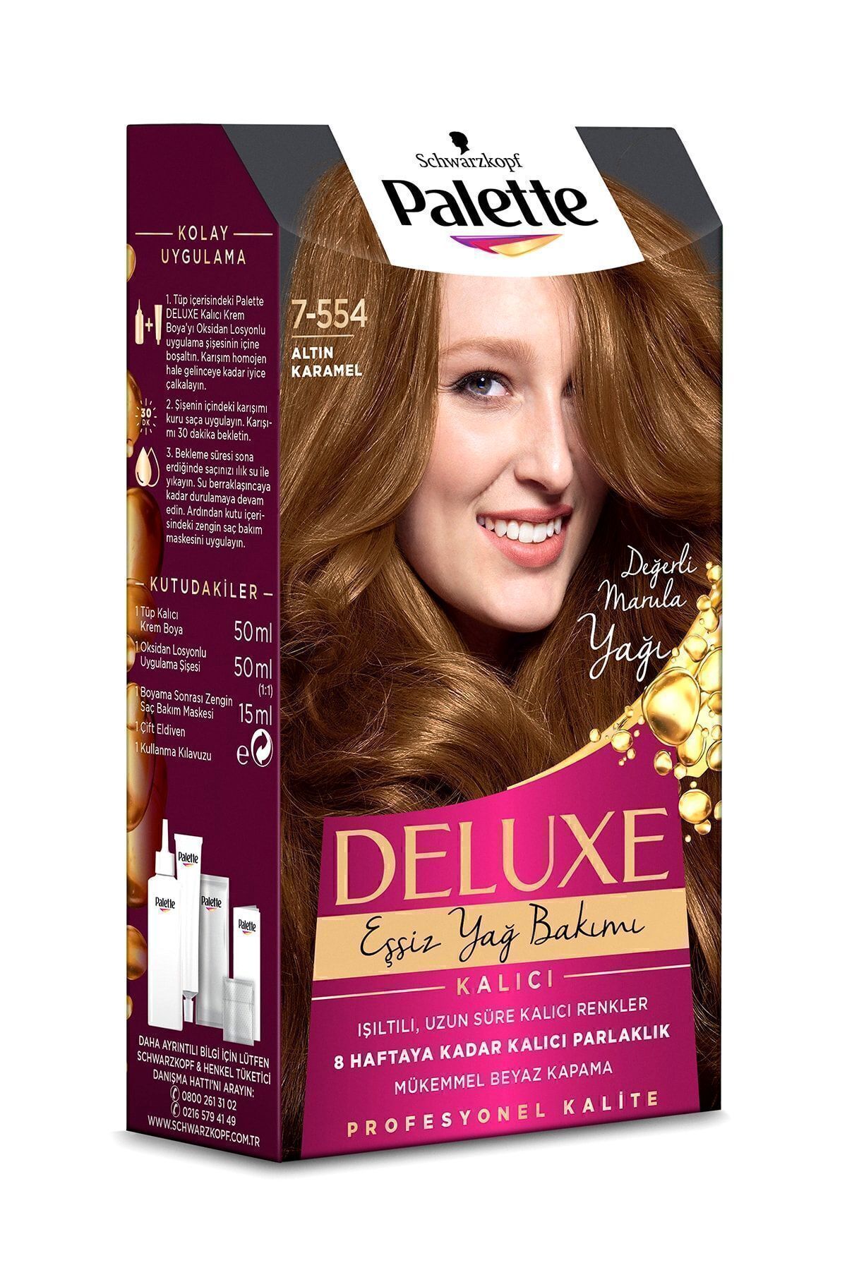 Palette Deluxe 7-554 Altın Karamel-