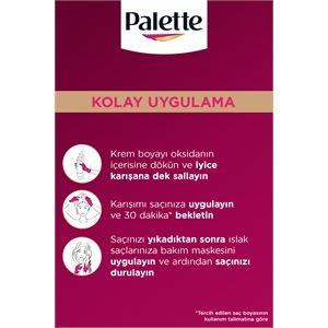 PALETTE DELUXE 7-77 YOĞUN PARLAK BAKIR SAÇ BOYASI-