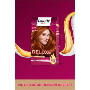 PALETTE DELUXE 7-77 YOĞUN PARLAK BAKIR SAÇ BOYASI-