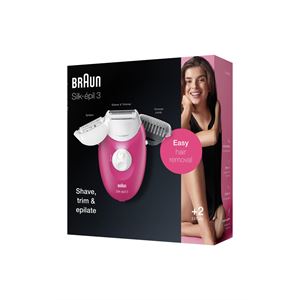 BRAUN SİLK EPİL 3 3410 EPİLATÖR / EPİLASYON CİHAZI-