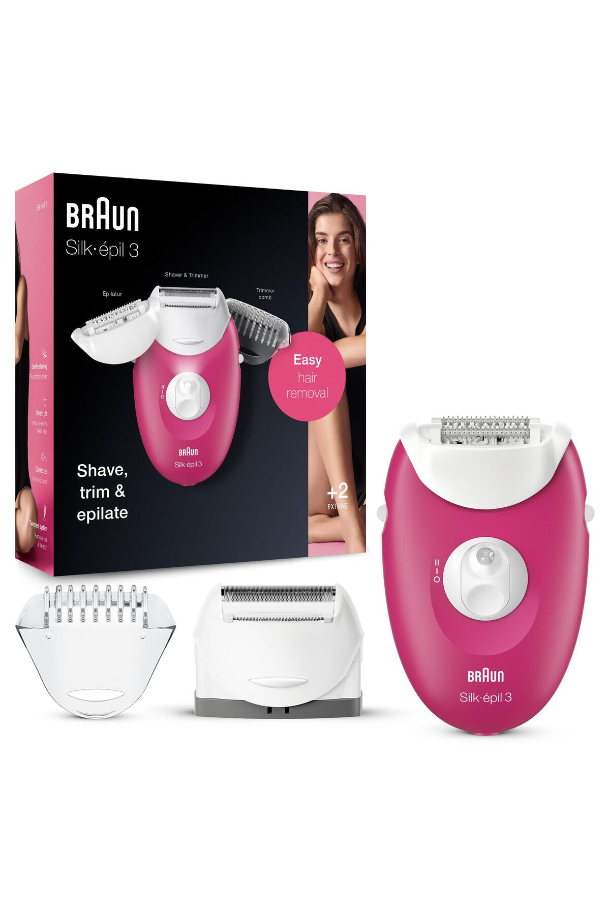 BRAUN SİLK EPİL 3 3410 EPİLATÖR / EPİLASYON CİHAZI-