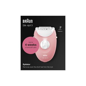BRAUN SİLK-ÉPİL 3 3176 SMARTLİGHT 2 HIZ AYARI, KABLOLU EPİLATÖR-