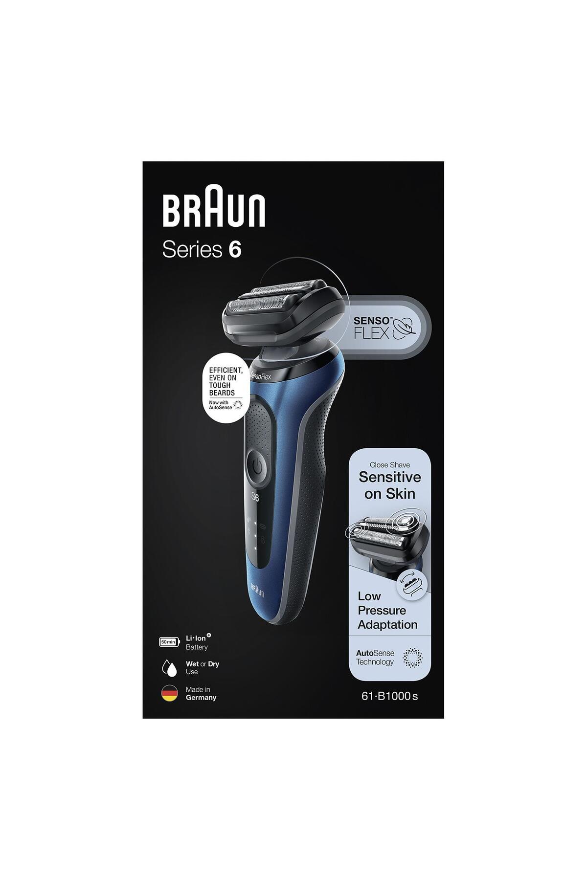 BRAUN YENİ SERİ 6 B1000S KABLOSUZ TIRAŞ MAKİNESİ-