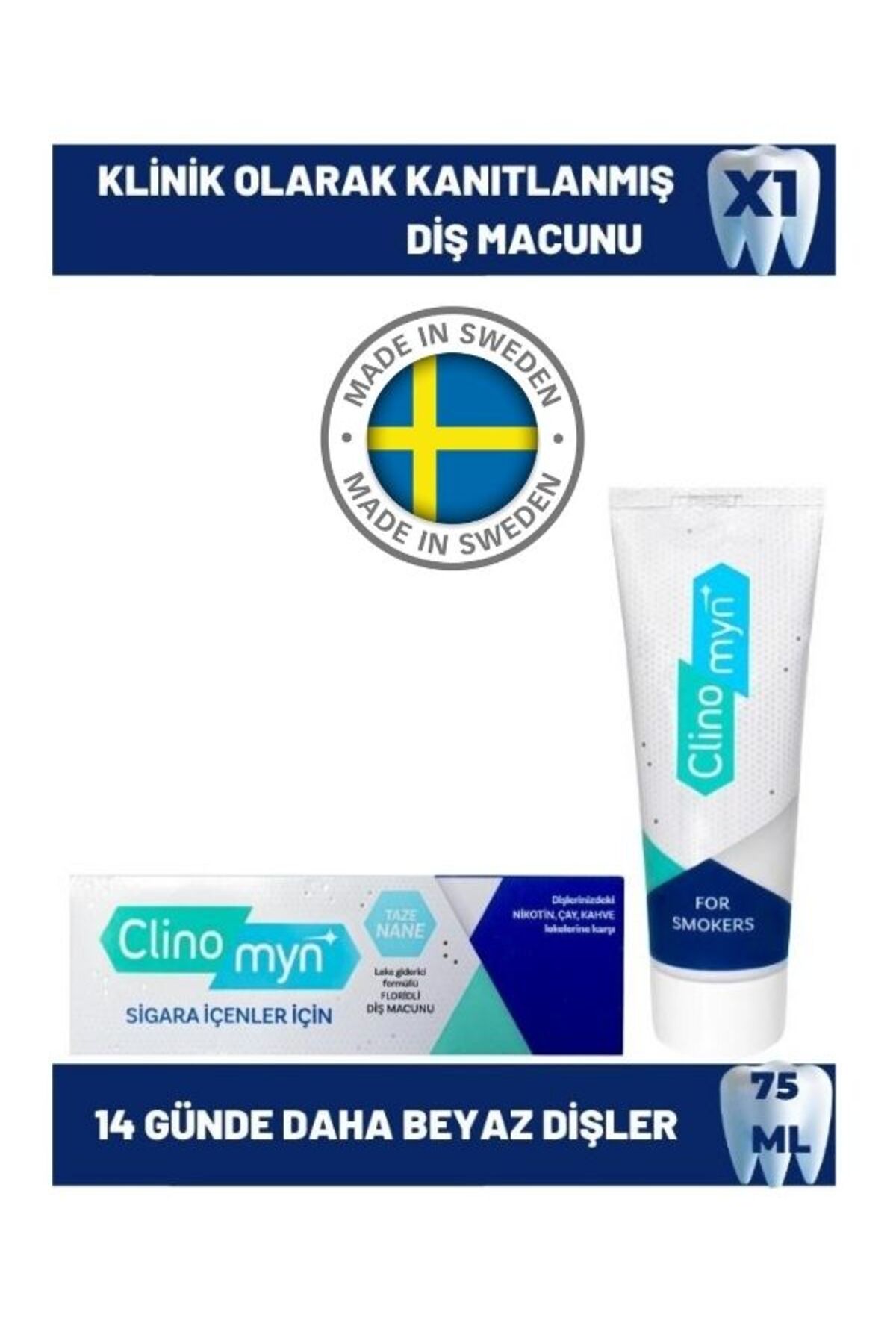 CLİNOMYN SİGARA IÇENLER IÇİN DİŞ MACUNU 75 ML-